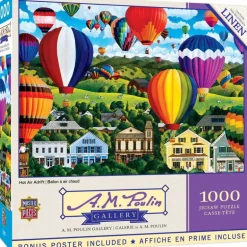 A. M. Poulin - Hot Air Adrift - 1000 Piece Puzzle