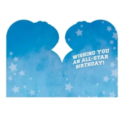 All Star Foil Birthday Card