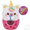 3" Animal Bubble Tea Squeezy Bead Plush Ball