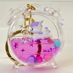 Assorted Unicorn Clock Floaty Key Charm