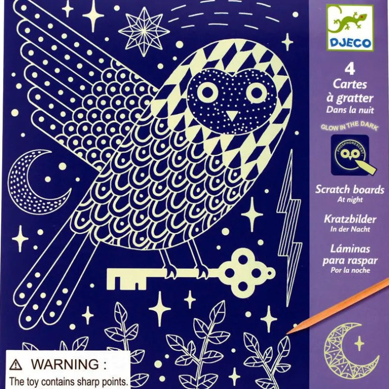 At Night Scratch Cards