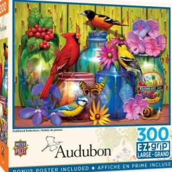Audubon - Feathered Reflections - 300 Piece EZGrip Puzzle