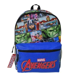 Avengers 16" Backpack with Patent PU front Pocket