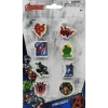 Avengers 8 Pack Eraser on blister card