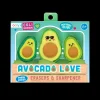 Avocado Love Erasers & Sharpener