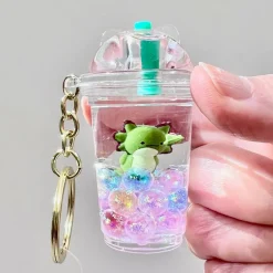 Axolotl Boba Floaty Key Charm