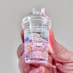 Axolotl Boba Floaty Key Charm
