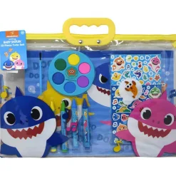 Baby Shark 12 Piece Stationery in Zipper Tote Set