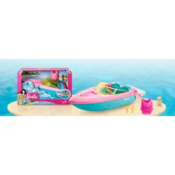 Barbie Boat with Puppy and Accessories