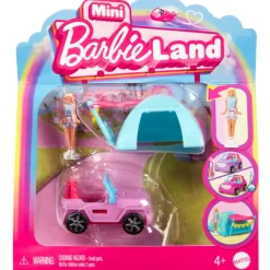 Barbie Mini Barbieland Doll And Purple Jeep