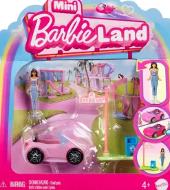 Barbie Mini Barbieland Doll And Pink Car