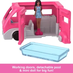 Barbie Mini Barbieland Doll And Campervan