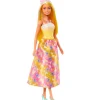 Barbie Royal Doll - Blonde Hair Pink & Yellow Skirt