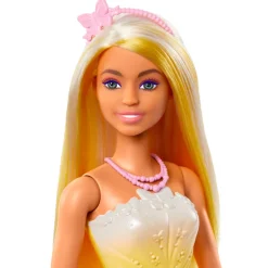 Barbie Royal Doll - Blonde Hair Pink & Yellow Skirt