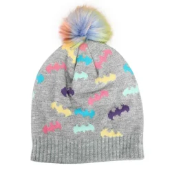 Batman Youth Glitter Pom Beanie