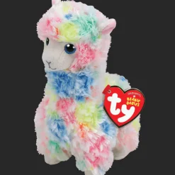 Beanie Baby - Lola Multicolor Llama - 8" Small