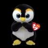Beanie Bellie - Neve the Black and White Penguin - 8" Small