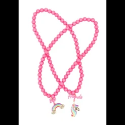 Best Friends Rainbow Unicorn Necklace Set