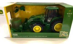 Big Farm 1:16 John Deere 7330 With Bale Mover And Bale
