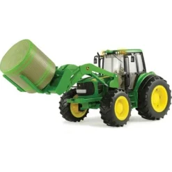 Big Farm 1:16 John Deere 7330 With Bale Mover And Bale