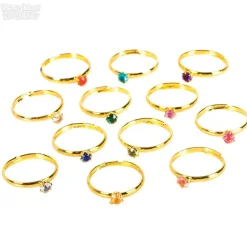 Birthstone Ring Assorted Styles