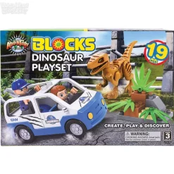 Blocks 19 Piece Dinosaur Block Set