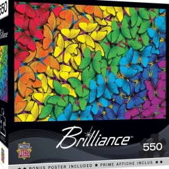 Brilliance - Fluttering Rainbow - 550 Piece Puzzle