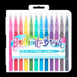 Brilliant Brush Markers - Set of 24