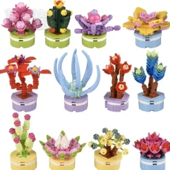 2.5" Building Block Flowers