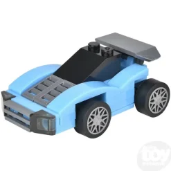2.75" Building Block Pull Back Race Car in Mystery Egg