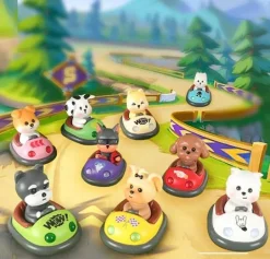 Bumper Car Animals Figurine Blind Box