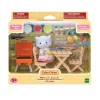 Calico Critters BBQ Picnic Set Elephant Girl