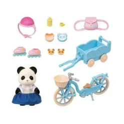Calico Critters Cycle and Skate Set - Panda Girl