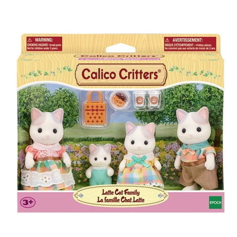 Calico Critters Latte Cat Family