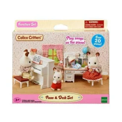 Calico Critters Piano & Desk Set