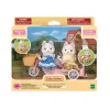 Calico Critters Tandem Cycling Set Husky Sister and Brother