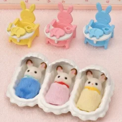 Calico Critters Triplets Care Set