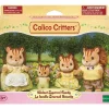 Calico Critters Walnut Squirrel Family
