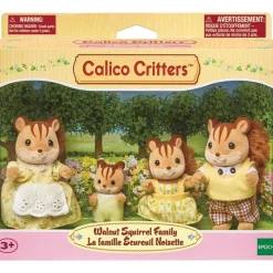 Calico Critters Walnut Squirrel Family