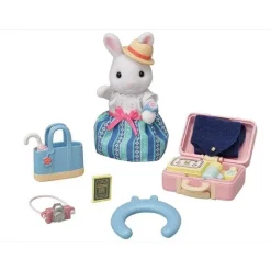 Calico Critters Weekend Travel Set Snow Rabbit Mother