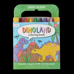 Carry Along Crayon & Coloring Book Kit - Dinoland