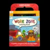 Carry Along Crayon & Coloring Book Kit - Work Zone