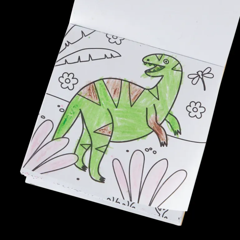 Carry Along Crayon & Coloring Book Kit - Dinoland