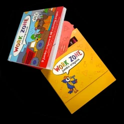 Carry Along Crayon & Coloring Book Kit - Work Zone