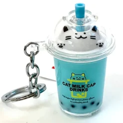 Cat Boba Tea Charm