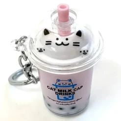Cat Boba Tea Charm