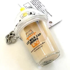 Cat Boba Tea Charm