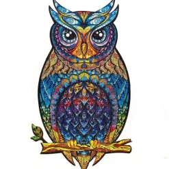 Charming Owl Wooden Puzzle