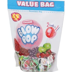 Charms Blow Pops Assorted Flavors 45 count bag 29.25 oz.