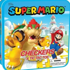 CHECKERS & TIC TAC TOE: Super Mario
